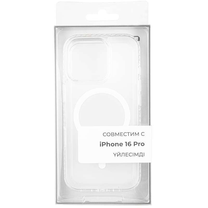 Чехол для iPhone 16 Pro, NEO TPU Case with MagSafe, Clear (TPUCM-16ProC) - фото #0, Technodom.kz