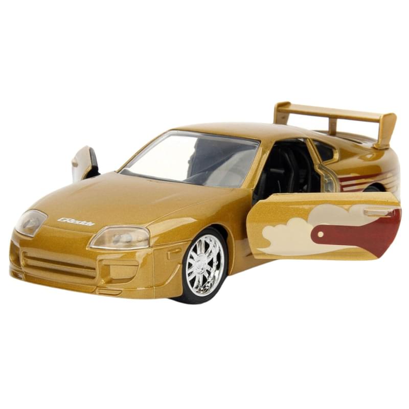 Машинка ойыншығы Форсаж 1:32 FF 1995 Toyota Supra - Gold - фото #2, Technodom.kz