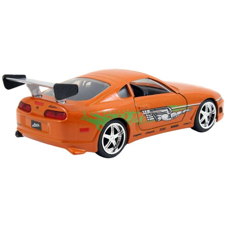 Модель Машинки Форсаж 1:32 FF 1995 Toyota Supra - Orange - фото #2, Technodom.kz
