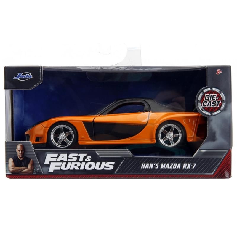 Модель Машинки Форсаж 1:32 FF Han's Mazda RX-7 - фото #6, Technodom.kz