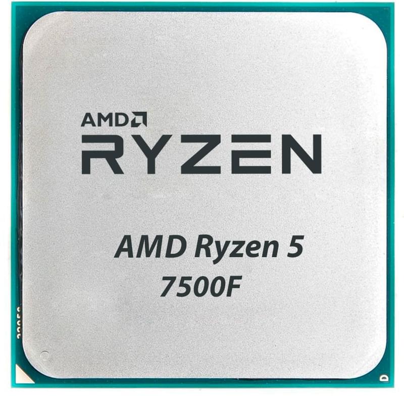 AMD Ryzen 5 7500F (C6/T12, (348K L1, 6M L2, 32M L3 Cache) 3.7 up to 5GHz) AM5 OEM процессоры - фото #0, Technodom.kz