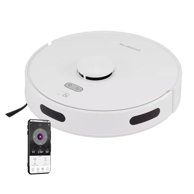 Робот-пылесос Polaris PVCR G2 6001 WIFI IQ Home Белый - фото #0, Technodom.kz