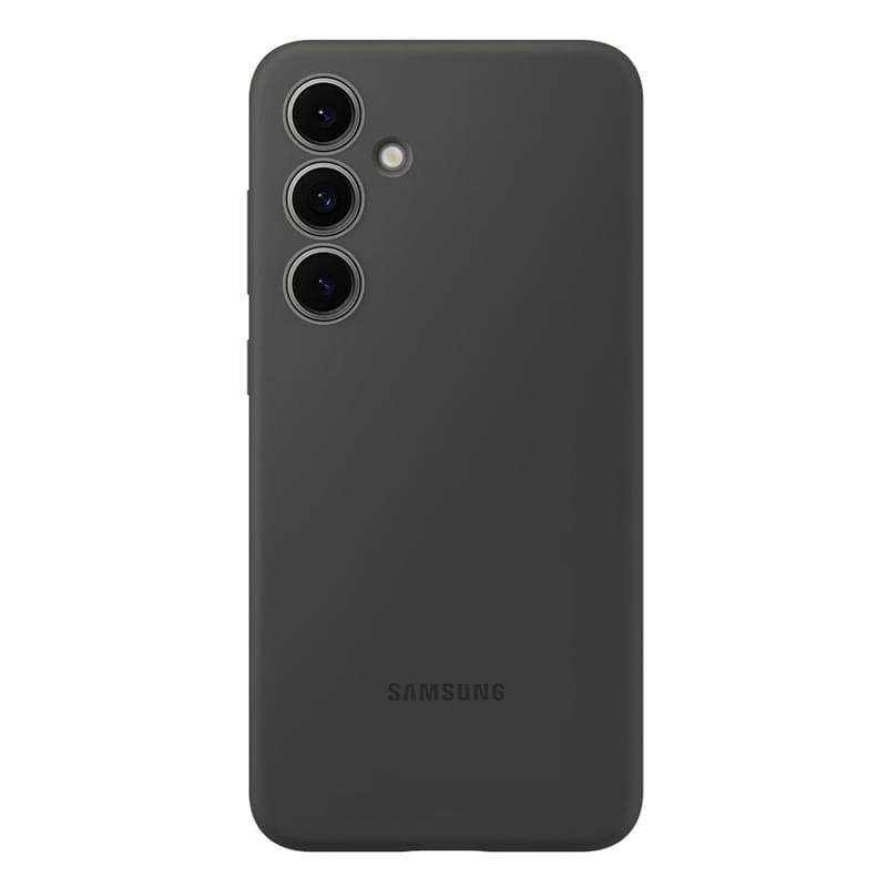 Чехол для Samsung Galaxy (S24 FE) Silicone Case Black (EF-PS721CBEGRU) - фото #0, Technodom.kz