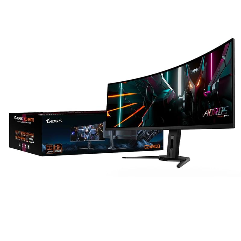 Монитор 49" Gigabyte CO49DQ 5120x1440 32:9 OLED 144ГЦ (2HDMI+DP) Black - фото #8, Technodom.kz