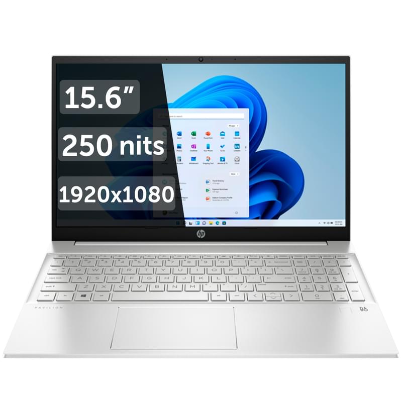 15,6'' HP 15-eh3056ci Ноутбугі (Ryzen 7 7730U-16-512-W)(A19W6EA) - фото #0, Technodom.kz