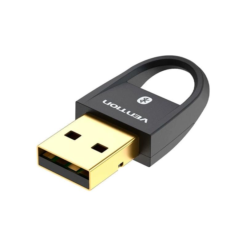 Адаптер USB Bluetooth Vention CDSB0 (BT5.0, 5Мб/С, 20м, Black) - фото #0, Technodom.kz