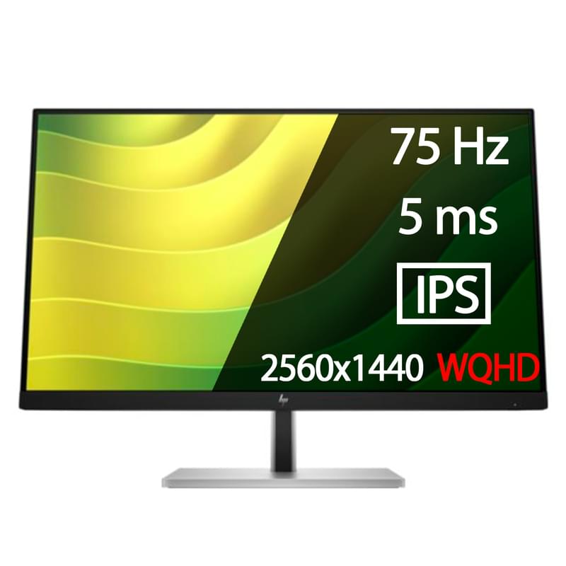 Монитор 24" HP E24q G5 6N4F1AA 2560x1440 16:9 IPS 75ГЦ (HDMI+DP) Black - фото #0, Technodom.kz