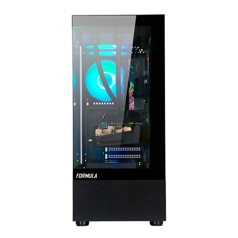 ПК корпус Formula V Crystal Z1+ Black MidTower, window, Black ATX [Crystal Z1+ Black] - фото #1, Technodom.kz