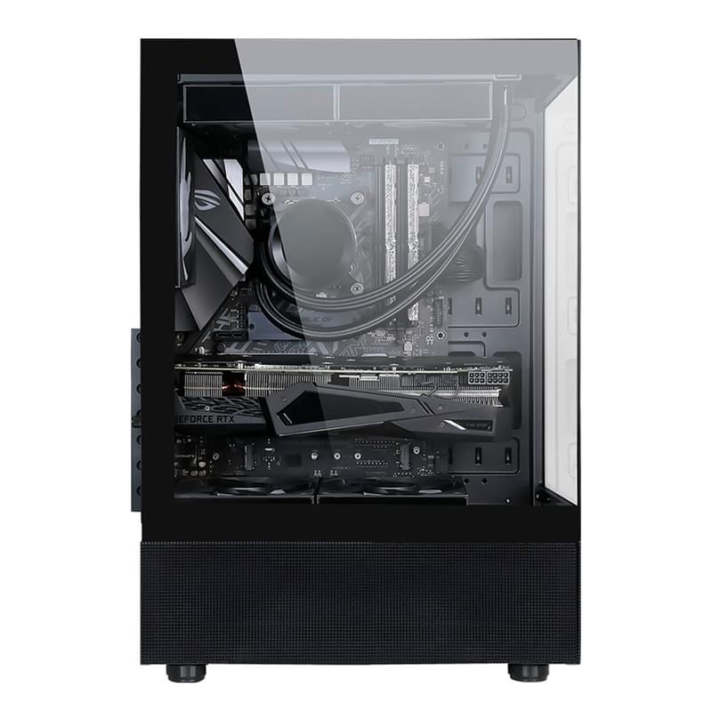 ПК корпус Formula V Crystal Z1+ Black MidTower, window, Black ATX [Crystal Z1+ Black] - фото #2, Technodom.kz