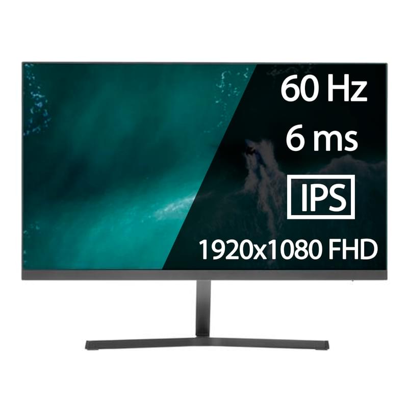 Монитор 23,8" Xiaomi RMMNT238NF 1920x1080 16:9 IPS 60ГЦ (HDMI+ VGA) Black - фото #0, Technodom.kz