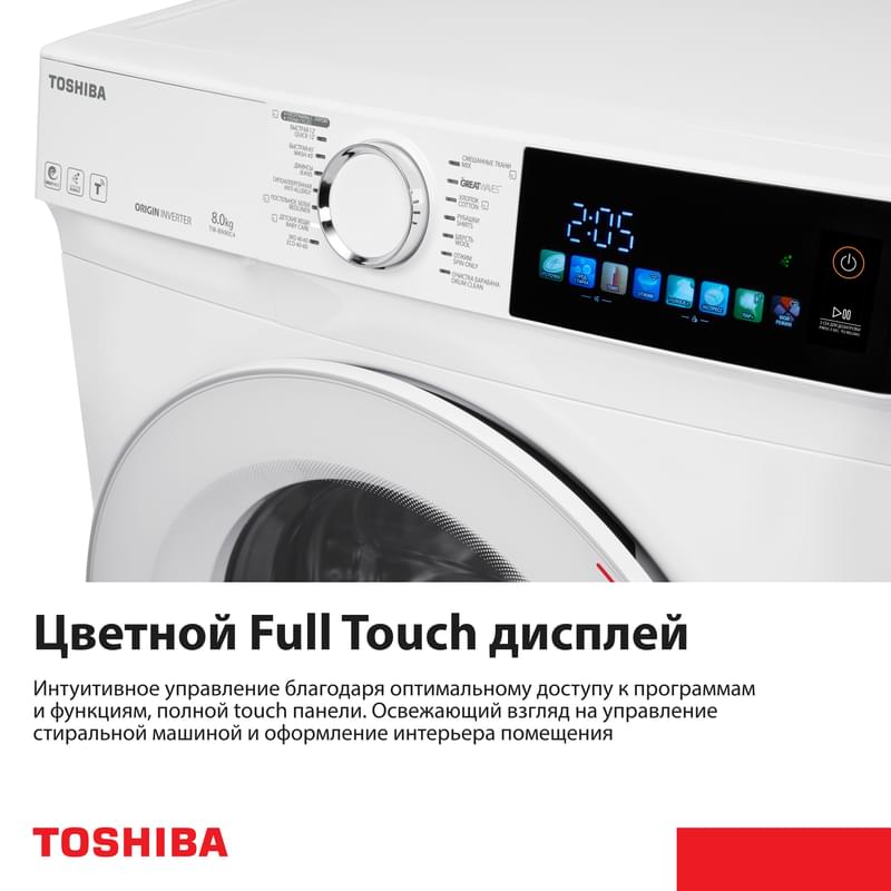 Стиральная машина Toshiba TW-BN90C4UZ(WK) - фото #2, Technodom.kz Стиральная машина Toshiba TW-BN90C4UZ(WK) - фото #2, Technodom.kz