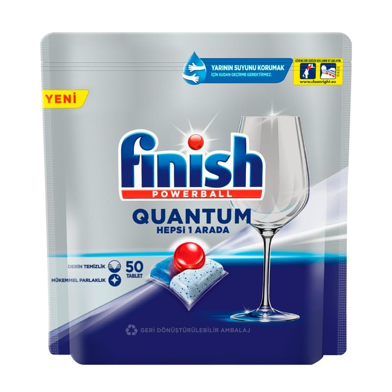 Таблетки для посудомоечных машин FINISH Quantum 50 шт (3209076) - фото #0, Technodom.kz