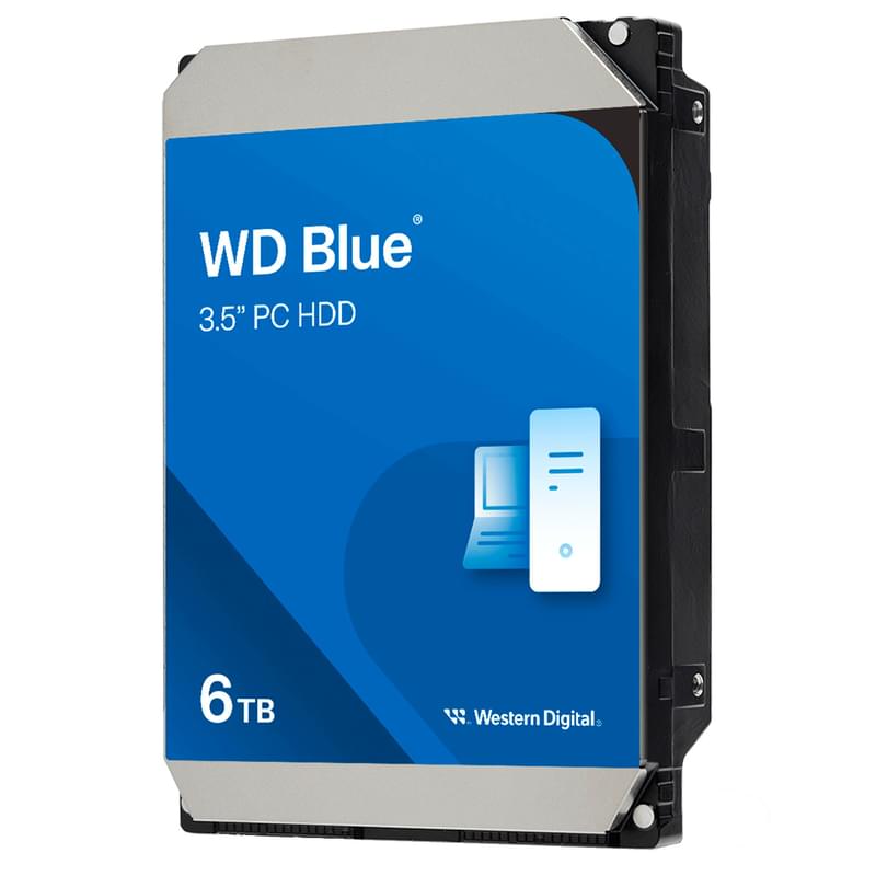Внутренний HDD 3.5" 6TB Western Digital Blue SATA-III [WD60EZAX] - фото #0, Technodom.kz