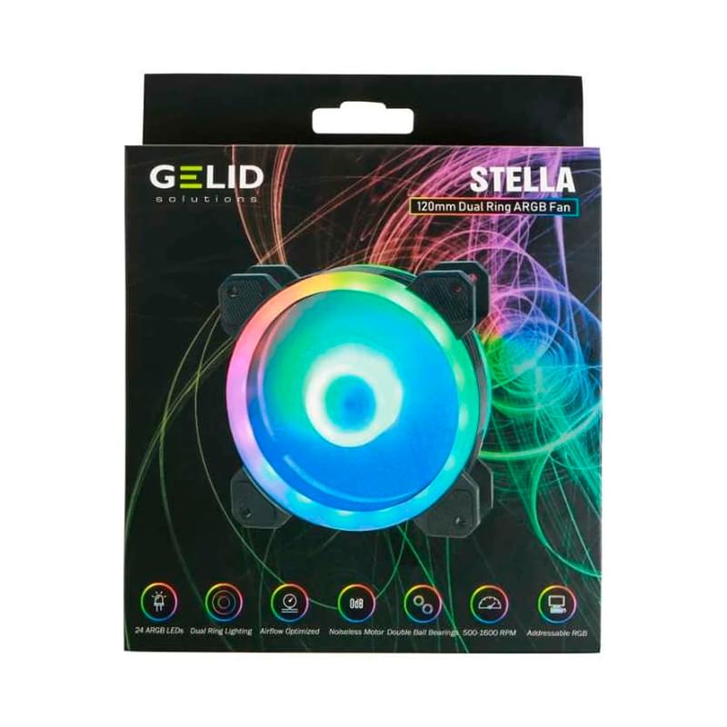 Кулер для кейса GELID STELLA FROST ARGB [FN-Stella-01] - фото #4, Technodom.kz