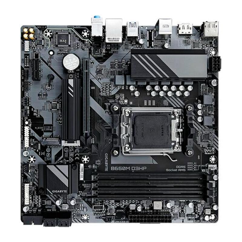 Материнская плата GIGABYTE B650M D3HP AM5 4DDR5 PCI-E 1x16 (HDMI+2DP) mATX - фото #2, Technodom.kz