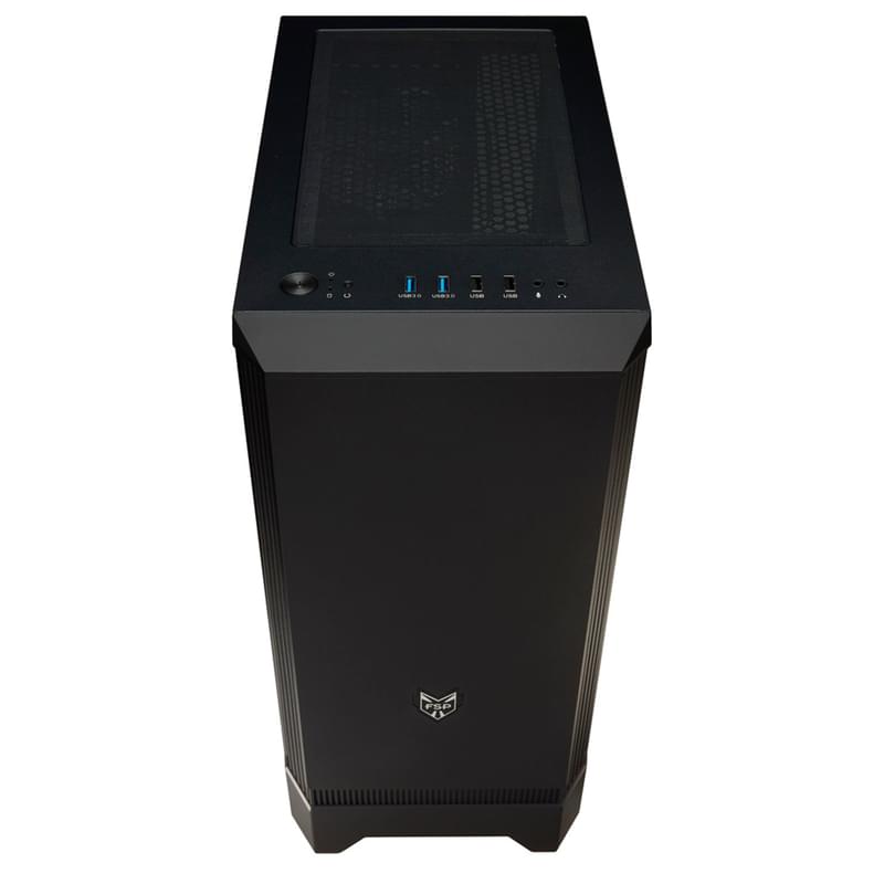 ПК корпус FSP CMT260 MidTower, window, Black mATX [CMT260] - фото #3, Technodom.kz