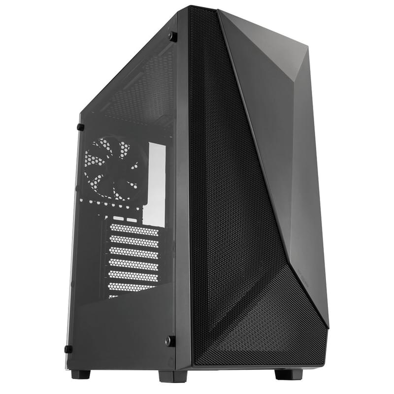 ПК корпус FSP CMT195B MidTower, window, Black ATX [CMT195B] - фото #0, Technodom.kz
