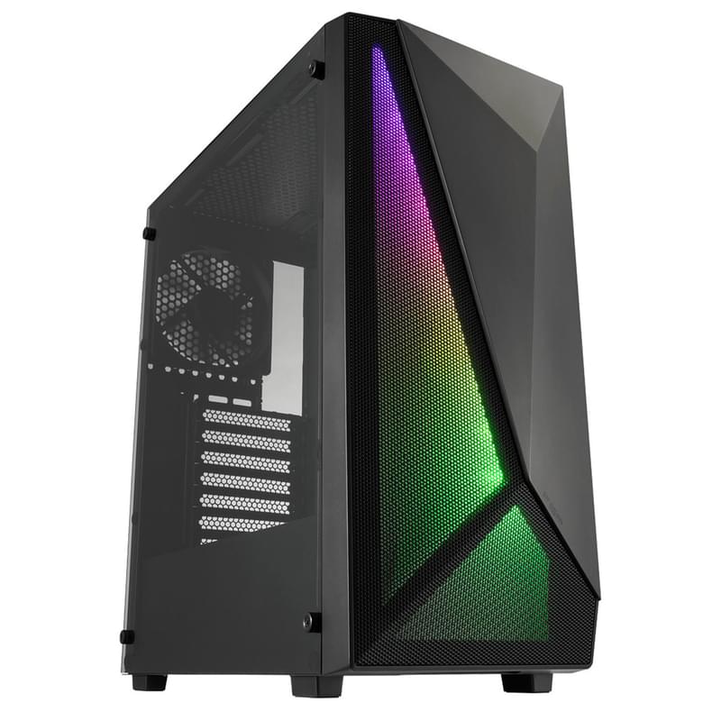 ПК корпус FSP CMT195A ARGB MidTower, window, Black ATX [CMT195A] - фото #0, Technodom.kz
