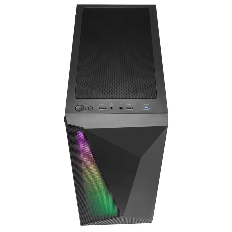 ПК корпус FSP CMT195A ARGB MidTower, window, Black ATX [CMT195A] - фото #2, Technodom.kz