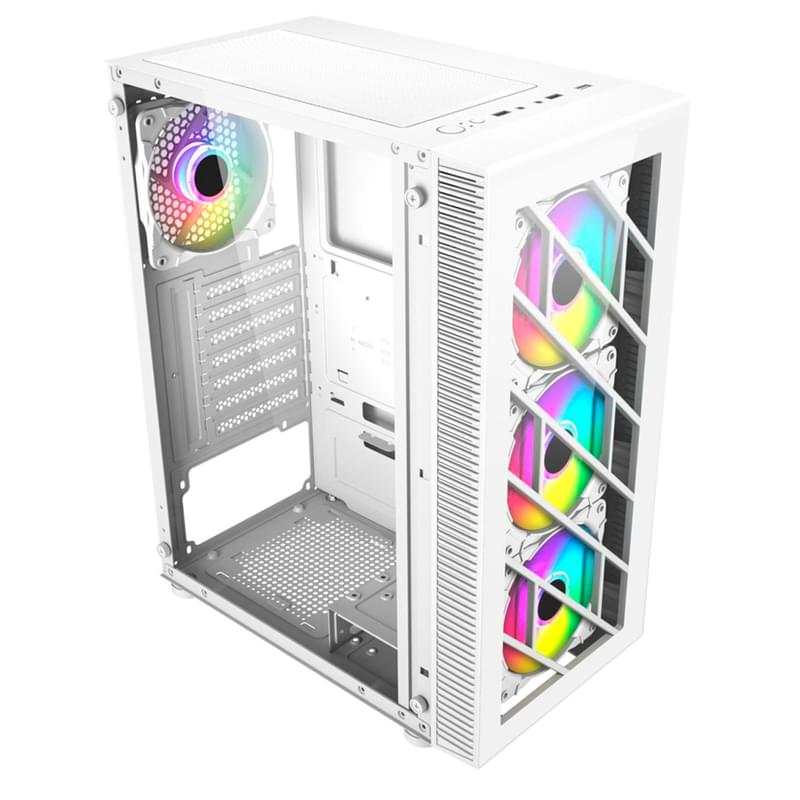 ПК корпус FSP CMT192 ARGB MidTower, window, White ATX [CMT192(W)] - фото #0, Technodom.kz