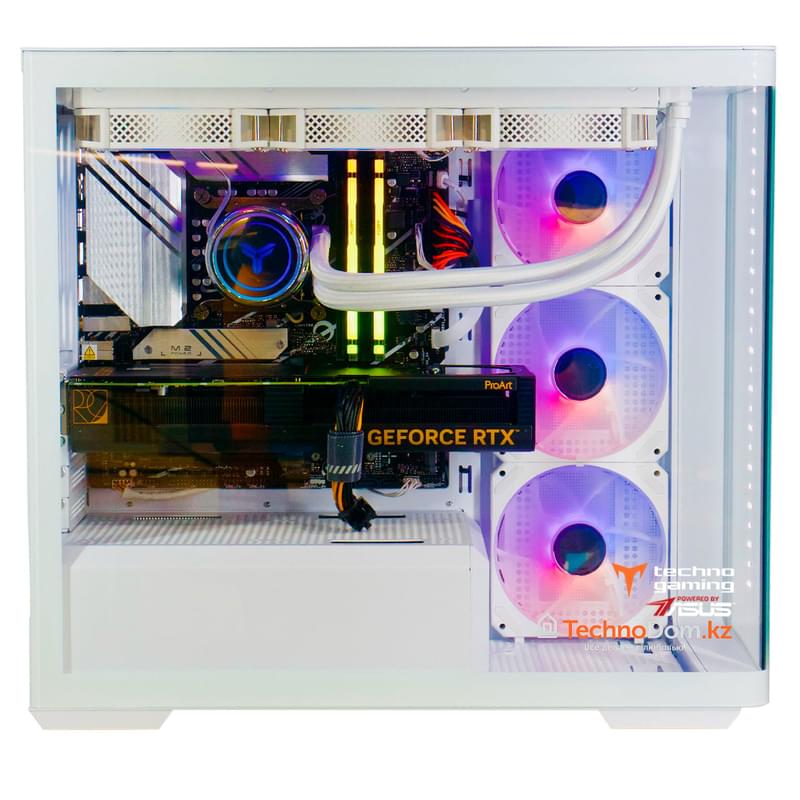 Игровой компьютер TechnoGaming (Ci7-13700F/RTX 4060TI 16GB/D5 32GB/SSD 1TB/B760 WIFI/СЖО/D300 WH) - фото #1, Technodom.kz