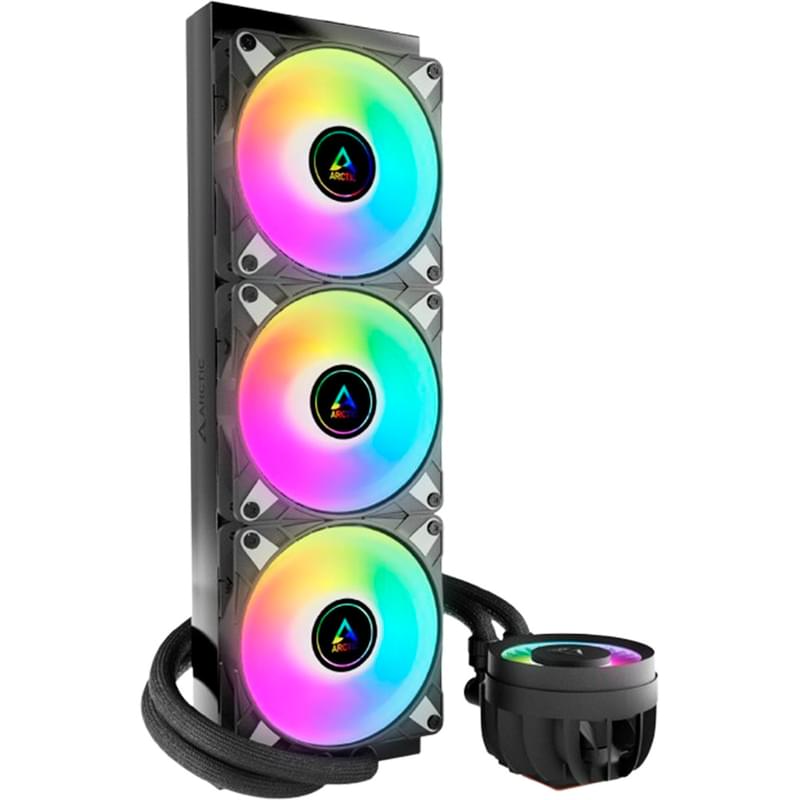 Система жидкостного охлаждения для CPU ARCTIC Liquid Freezer III - 360 ARGB Black [ACFRE00144A] - фото #1, Technodom.kz