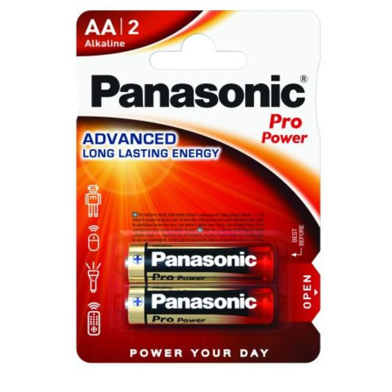Panasonic AA батареясы 2 дана Pro Power (LR6XEG/2BP) - фото #0, Technodom.kz
