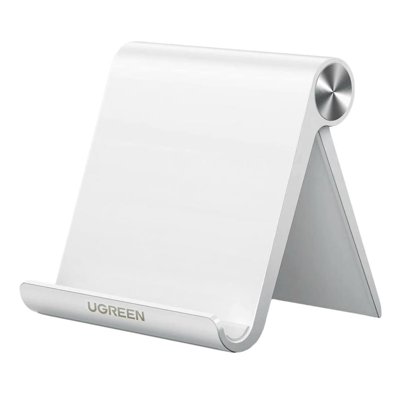 UGREEN реттелетін портативті көп бұрышты телефон ұстағышы LP106 White (30285) - фото #0, Technodom.kz