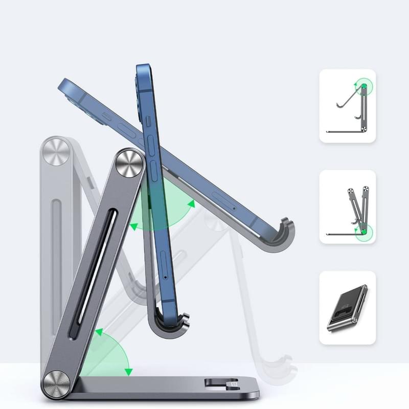 UGREEN жиналмалы көп бұрышты телефон тұғырының ұстағышы Multi-Angle Phone Stand (80708) - фото #1, Technodom.kz