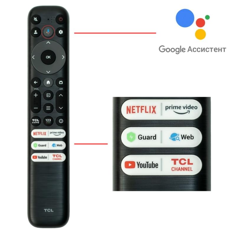 Телевизор TCL 65" 65V6B LED UHD 4K Google TV - фото #5, Technodom.kz