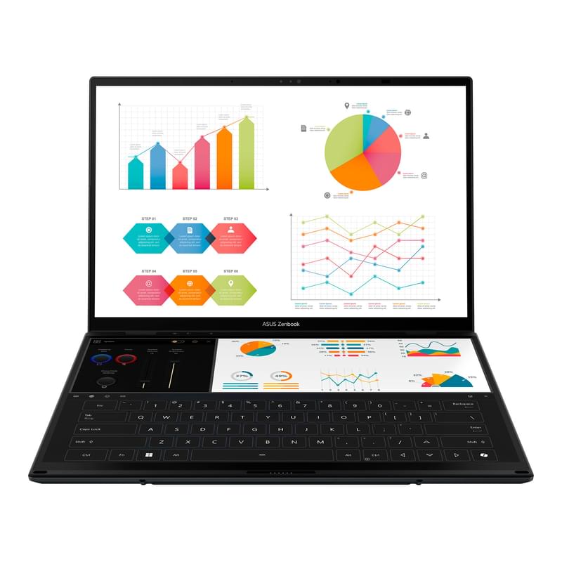 Ультрабук Asus Zenbook Duo 14 OLED U9 285H / 32GB / SSD1000 / 14 / Win11 / (UX8406CA-QL200W) - фото #7, Technodom.kz