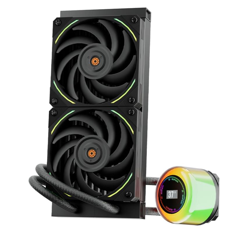 Система жидкостного охлаждения для CPU 1STPLAYER CC 240 Black [CC 240 BLACK] - фото #0, Technodom.kz
