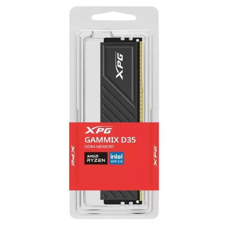 Оперативная память DDR4 DIMM 8GB/3200MHz ADATA XPG GAMMIX D35 [AX4U32008G16A-SBKD35] - фото #2, Technodom.kz