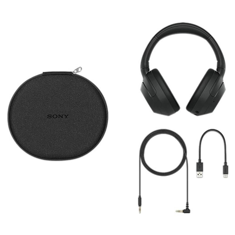 Наушники Накладные Sony Bluetooth WHULT900N Black - фото #7, Technodom.kz