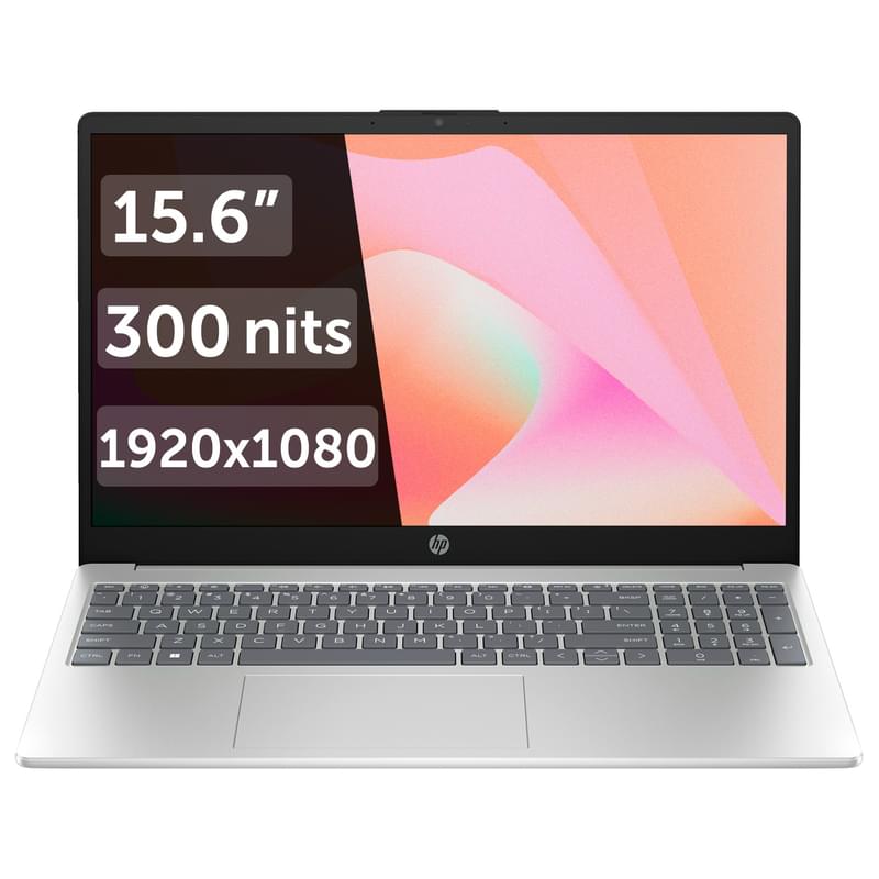 Ноутбук HP 15-fc0087ci Ryzen 7 7730U / 8GB / 512SSD / DOS / 15.6 / (B4ND4EA) - фото #0, Technodom.kz