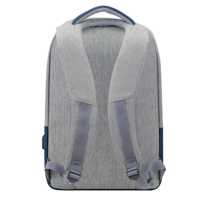 RIVACASE 7562 grey/dark blue ноутбук рюкзактары 15,6" (7562 grey/dark blue) - фото #6, Technodom.kz