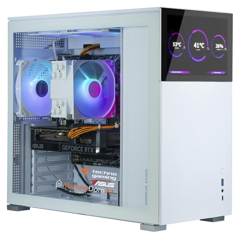 TechnoGaming ойын компьютері (AR5 7600/RTX 4060 8GB/D5 16GB/SSD 1TB/B650 WIFI/D41 SC STD WH) - фото #0, Technodom.kz