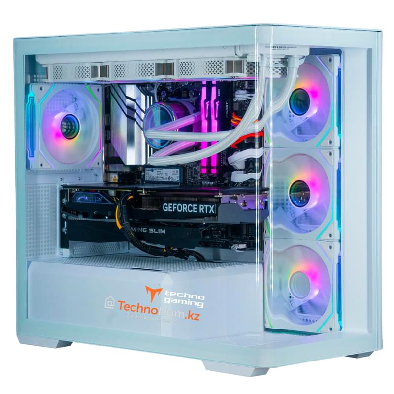 Игровой компьютер TechnoGaming (AR7-7700/RTX 4060TI 16GB/D5 32GB/SSD 1TB/B650 WIFI/СЖО/D300 WH) - фото #0, Technodom.kz