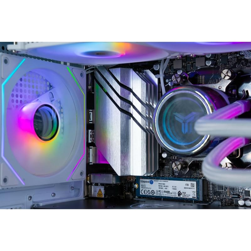 Игровой компьютер TechnoGaming (AR7-7700/RTX 4060TI 16GB/D5 32GB/SSD 1TB/B650 WIFI/СЖО/D300 WH) - фото #5, Technodom.kz
