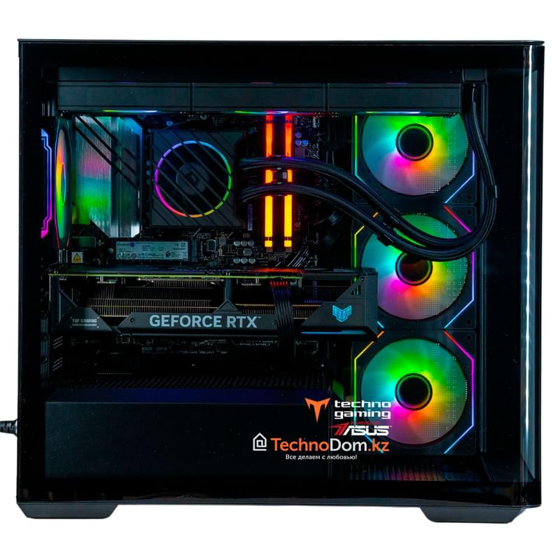 TechnoGaming ойын компьютері (AR7-9700X/RTX 4070S 12GB/D5 32GB/SSD 2TB/B650 WIFI/СЖО/D300 BK) - фото #1, Technodom.kz