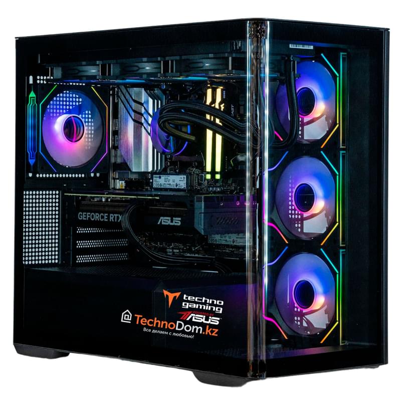 TechnoGaming ойын компьютері (AR7-9700X/RTX 4070S 12GB/D5 32GB/SSD 2TB/B650 WIFI/СЖО/D300 BLK) - фото #0, Technodom.kz