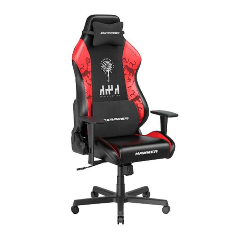 Ойын компьютеріне арналған орындық DXRacer Hammer Series Steppe ed., Black/Red (GC/LHE23LTA/QZQ.NR) - фото #1, Technodom.kz