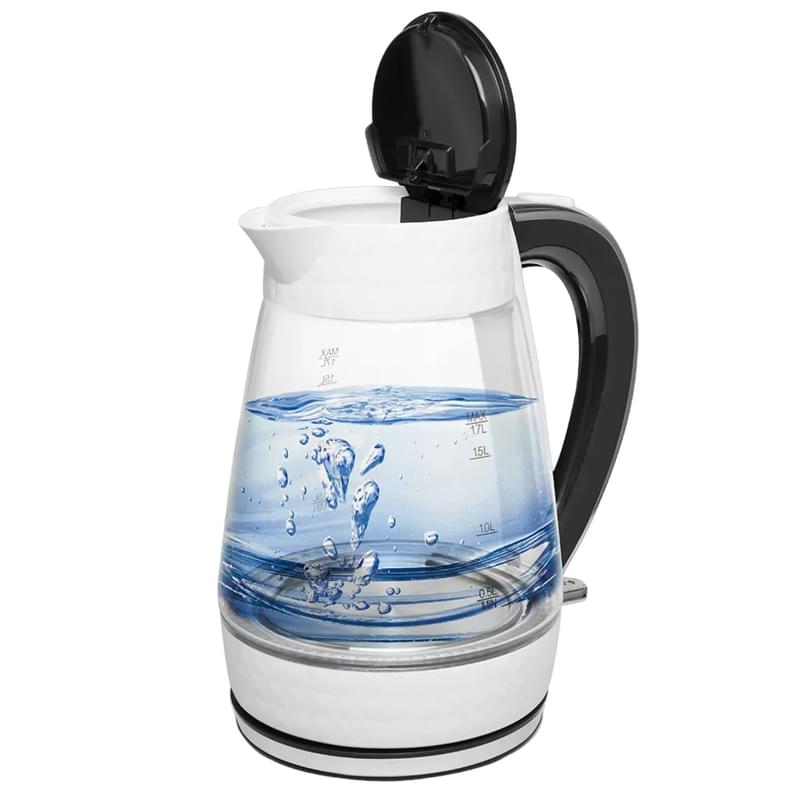 Чайник Polaris PWK-1704CGL Diamond Белый/черный - фото #2, Technodom.kz