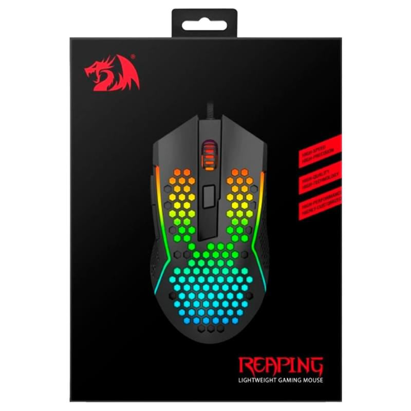 Мышь игровая Redragon Reaping Оптика, RGB, 12400 DPI - фото #6, Technodom.kz