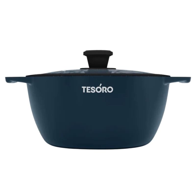 Кастрюля 22см 3л Florence Induction total blue Tesoro TF6630tbi - фото #2, Technodom.kz