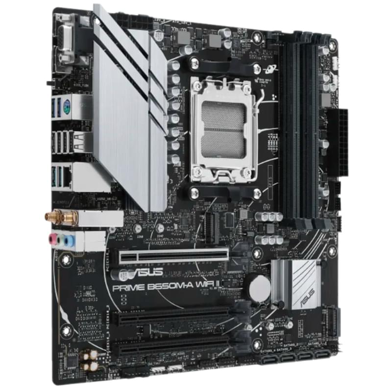 ASUS PRIME B650M-A WIFI II AM5 4DDR5 PCI-E 3x16 (HDMI+DP+VGA) mATX аналық плата - фото #1, Technodom.kz