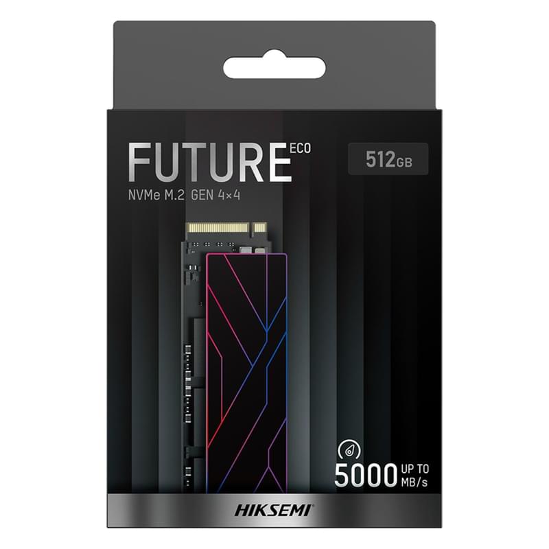 Внутренний SSD M.2 2280 512GB Hiksemi FUTURE Eco PCIe 4.0 x4 NVMe 3D TLC [HS-SSD-FUTURE Eco 512G] - фото #2, Technodom.kz
