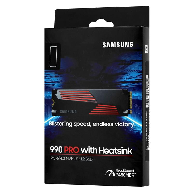 Внутренний SSD M.2 2280 2TB Samsung 990 PRO PCIe 4.0 x4 NVMe 3D MLC [MZ-V9P2T0CW] - фото #2, Technodom.kz
