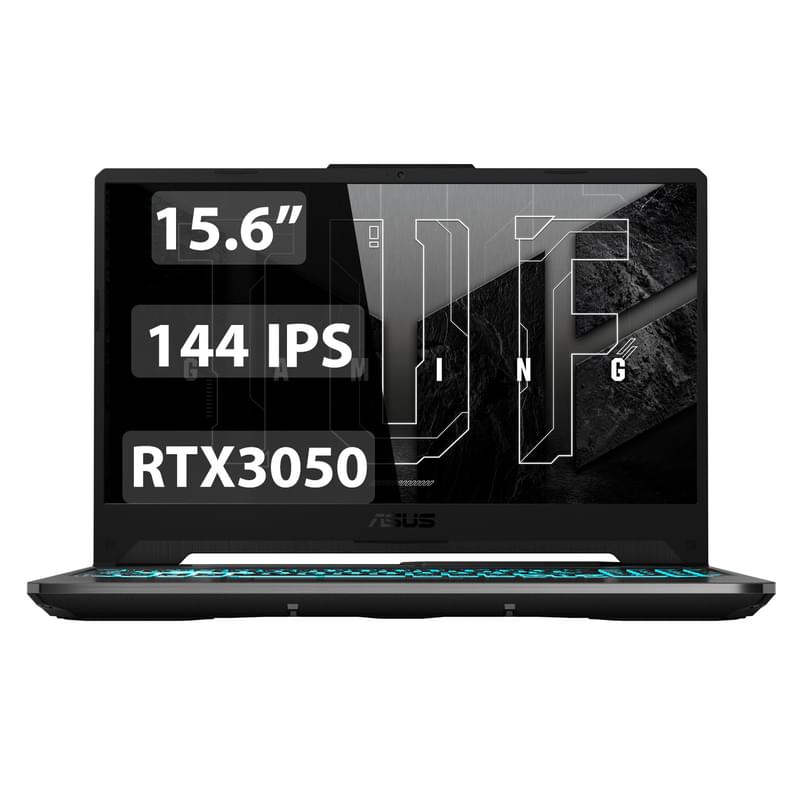 Игровой ноутбук Asus TUF Gaming A15 Ryzen 5 7535HS / 16GB / SSD512 / RTX3050 / 15.6 / DOS / (FA506NC-HN063) - фото #0, Technodom.kz