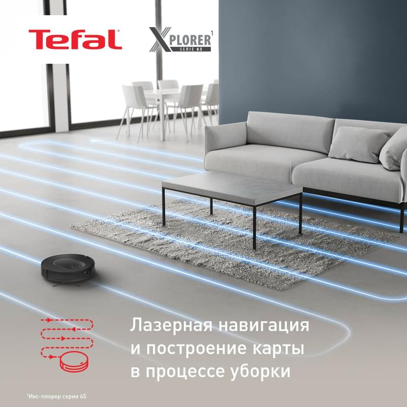 Робот шаңсорғыш Tefal S65 RG-8L65WH - фото #2, Technodom.kz